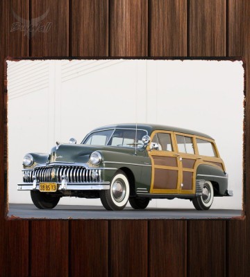 Металлическая табличка DeSoto Custom Suburban Station Wagon 221